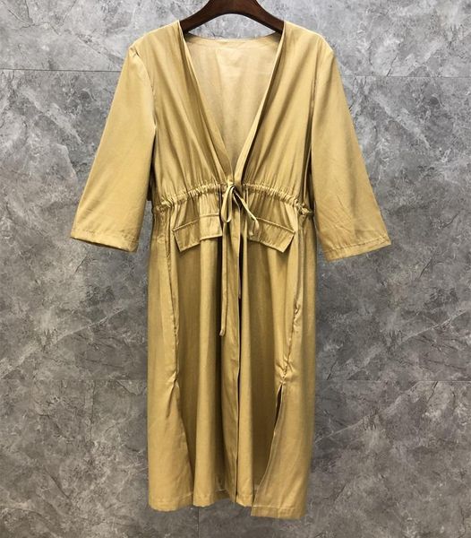casual dresses 2021 autumn dress women v-neck drawstring waist half sleeve mid-calf length khaki black cotton, Black;gray
casual dresses 2021 autumn dress women v-neck drawstring waist half sleeve mid-calf length khaki black cotton, Black;gray