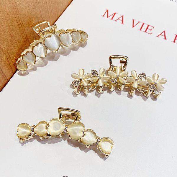 hair accessories women elegant flower heart opal metal claw sweet back clip headband hairpin decorate fashion
hair accessories women elegant flower heart opal metal claw sweet back clip headband hairpin decorate fashion