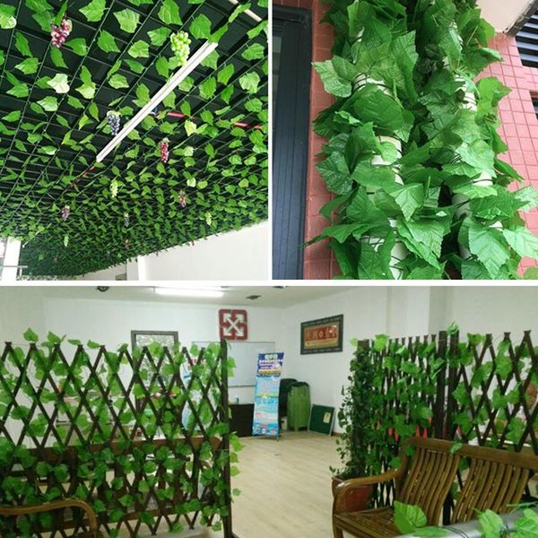 decorative flowers & wreaths artificial green rattan simulation 210cm tree leaf for home wedding decor nds
decorative flowers & wreaths artificial green rattan simulation 210cm tree leaf for home wedding decor nds