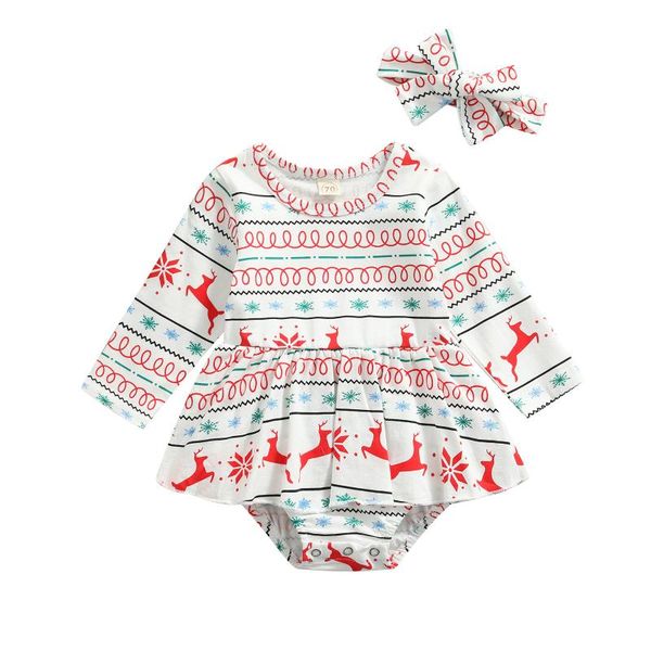 rompers autumn christmas infant baby girls outfit reindeer print splicing long sleeve bodysuit+ hairband xmas clothes 0-18month, Blue
rompers autumn christmas infant baby girls outfit reindeer print splicing long sleeve bodysuit+ hairband xmas clothes 0-18month, Blue