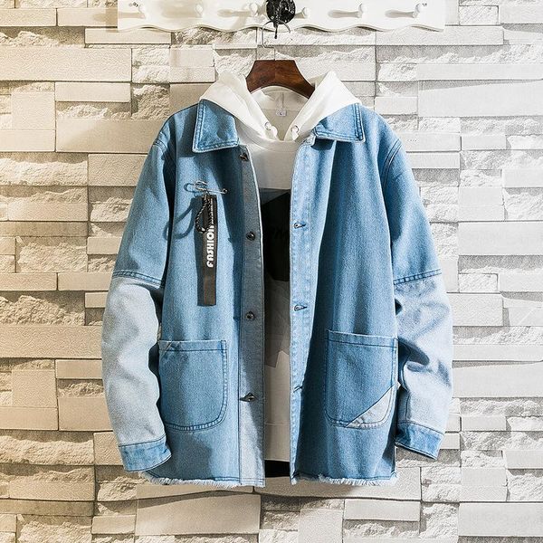 men's jackets hooded denim jacket hip hop retro street casual bomber harajuku fashion coat, Black;brown
men's jackets hooded denim jacket hip hop retro street casual bomber harajuku fashion coat, Black;brown