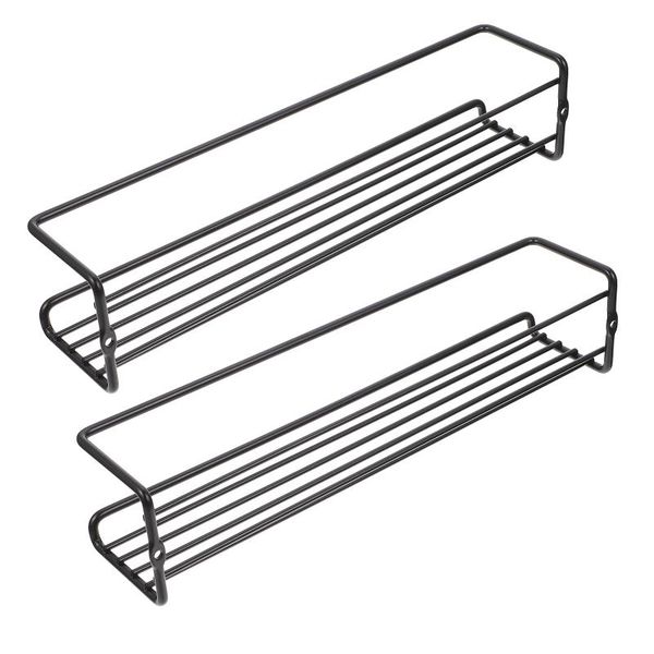 kitchen storage & organization 2pcs carbon steel wall-mounted seasoning racks holders for home (black)
kitchen storage & organization 2pcs carbon steel wall-mounted seasoning racks holders for home (black)