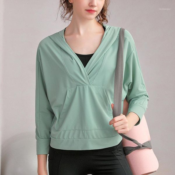 yoga outfit autumn hooded sports loose long sleeve v neck women training running jacket tracksuit outdoor fitness sweatshirt
yoga outfit autumn hooded sports loose long sleeve v neck women training running jacket tracksuit outdoor fitness sweatshirt