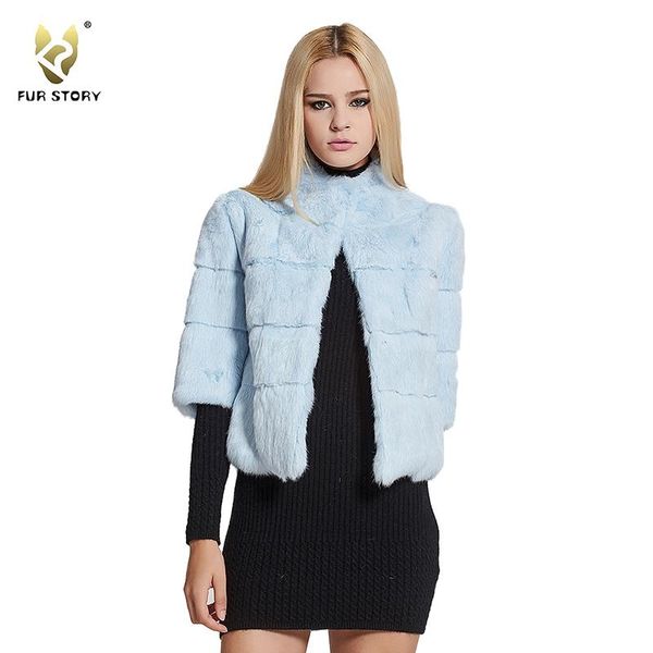 women's fur & faux coats short real coat women winter jacket fashion warm story fs17110, Black
women's fur & faux coats short real coat women winter jacket fashion warm story fs17110, Black