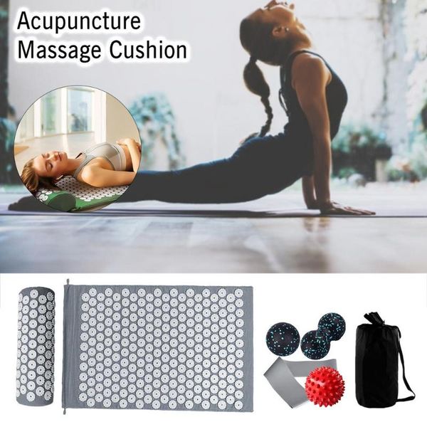 7pcs acupuncture mat set with fascia ball latex tension ring acupressure relieve back body pain spike mat massage w/pillow
7pcs acupuncture mat set with fascia ball latex tension ring acupressure relieve back body pain spike mat massage w/pillow