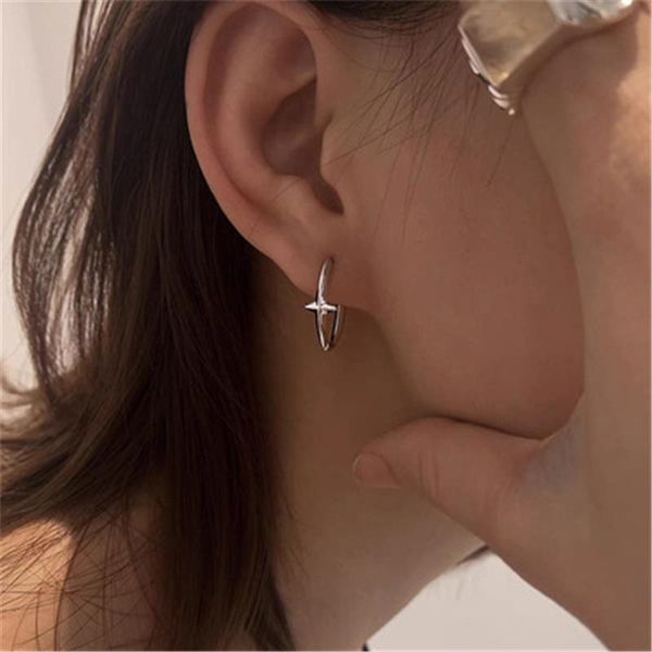 hoop & huggie couple earrings 2021 trend minimalist bohemian round ear buckle for women punk rock star aesthetic jewelry, Golden;silver
hoop & huggie couple earrings 2021 trend minimalist bohemian round ear buckle for women punk rock star aesthetic jewelry, Golden;silver