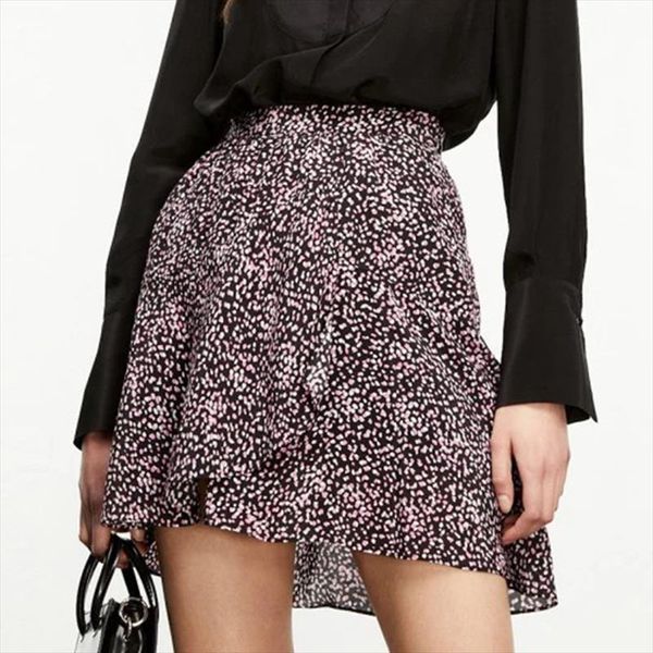 spring and summer fashion women skirts polka dot printing casual all match a line short skirt, Black
spring and summer fashion women skirts polka dot printing casual all match a line short skirt, Black
