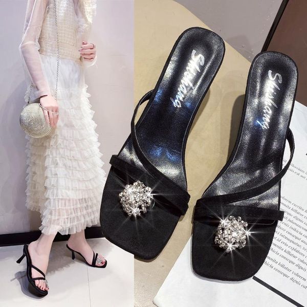 slippers flip flop summer sweet women narrow band mules beach slides vacation shoes square toe black blue high heels
slippers flip flop summer sweet women narrow band mules beach slides vacation shoes square toe black blue high heels