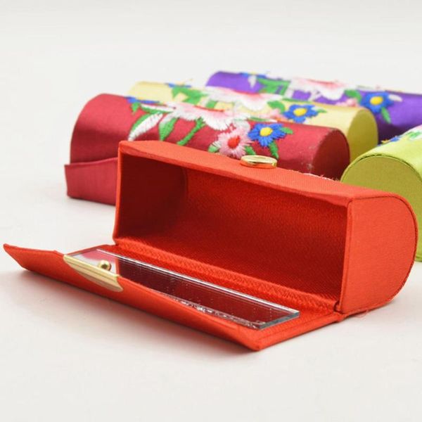 storage boxes & bins fashion vintage chinese flower embroidered lady wommen gift lipstick holder for external portable case box with mirror
storage boxes & bins fashion vintage chinese flower embroidered lady wommen gift lipstick holder for external portable case box with mirror
