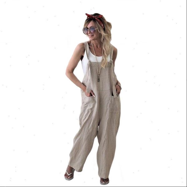 women casual loose pockets dungaree baggy jumpsuits fashion overalls solid palin straps sleeveless bandage harem pants outfits, Black;white
women casual loose pockets dungaree baggy jumpsuits fashion overalls solid palin straps sleeveless bandage harem pants outfits, Black;white