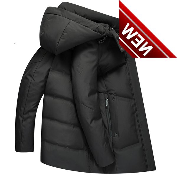 2021 brand winter down jacket men warm thicken 90% white duck coat hooded long parkas overcoat snow, Black
2021 brand winter down jacket men warm thicken 90% white duck coat hooded long parkas overcoat snow, Black