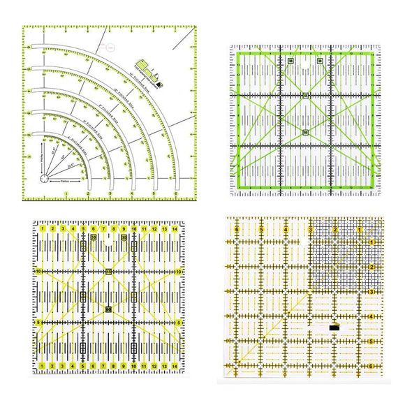 multifunction acrylic patchwork drawing ruler quilting sewing measuring tools 449c, Black
multifunction acrylic patchwork drawing ruler quilting sewing measuring tools 449c, Black