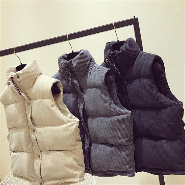 hstar autumn winter women sleeveless vest warm thick down cotton waistcoat coat female corduroy jacket parka outwear1, Black;white
hstar autumn winter women sleeveless vest warm thick down cotton waistcoat coat female corduroy jacket parka outwear1, Black;white