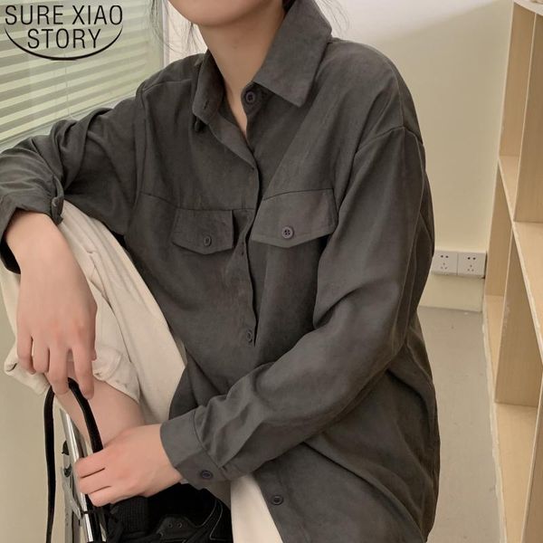 women's blouses & shirts vintage blouse cotton shirt women oversize spring long sleeve casual korean style clothing blusas 13226, White
women's blouses & shirts vintage blouse cotton shirt women oversize spring long sleeve casual korean style clothing blusas 13226, White