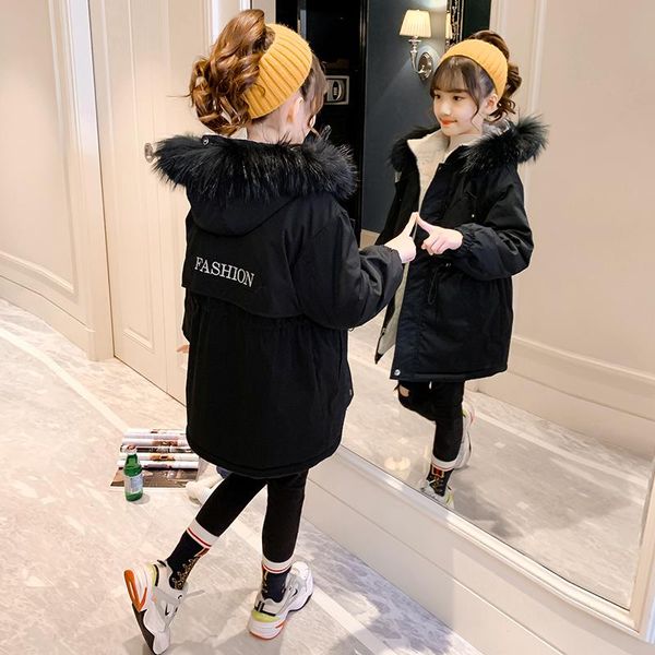 down coat 2021 fashion children clothes winter jacket girl kids warm thick parka 3 color fur collar hooded teenage 5 to 14 years old, Blue;gray
down coat 2021 fashion children clothes winter jacket girl kids warm thick parka 3 color fur collar hooded teenage 5 to 14 years old, Blue;gray