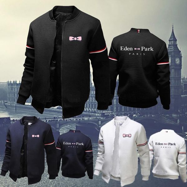 jogging clothing eden paris printed men's autumn and winter personality jacket solid color coat casual outdoor baseball uniform zipper, Black;red
jogging clothing eden paris printed men's autumn and winter personality jacket solid color coat casual outdoor baseball uniform zipper, Black;red