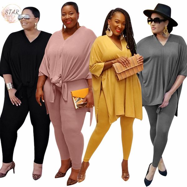 2021 new plus size s-5xl 2 piece set women pants sets solid loose leggings ssleeve summer jogger tracksuit wholesale dropshipping pu, Black
2021 new plus size s-5xl 2 piece set women pants sets solid loose leggings ssleeve summer jogger tracksuit wholesale dropshipping pu, Black