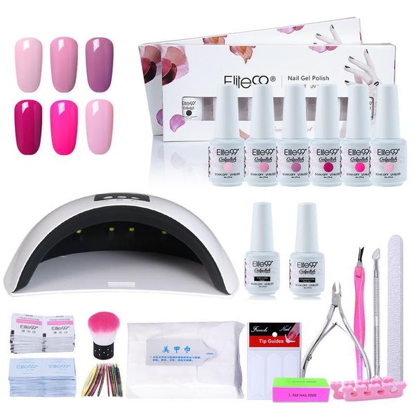 nail art kits elite99 kit set with 36w uv led lamp dryer 8pcs gel polish manicure tools sanding decorations
nail art kits elite99 kit set with 36w uv led lamp dryer 8pcs gel polish manicure tools sanding decorations
