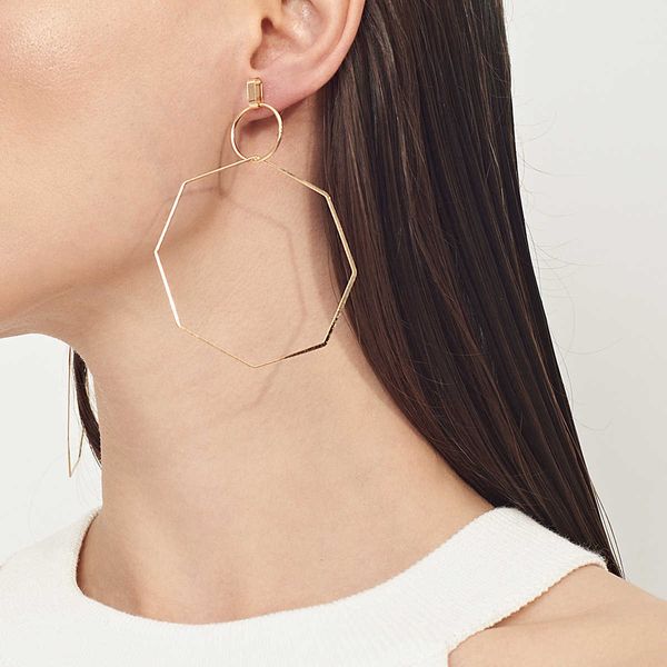 jewelry fashion personality exaggeration geometric elements simple business earrings female, Silver
jewelry fashion personality exaggeration geometric elements simple business earrings female, Silver