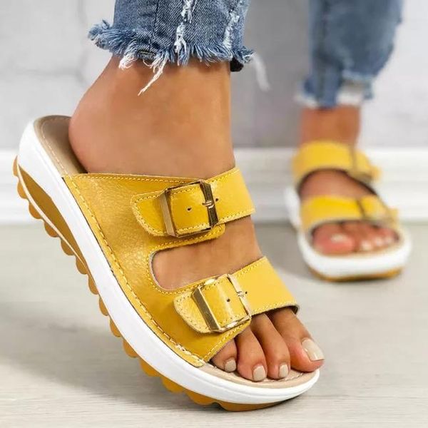 slippers women summer fashion female wedges shoes soft slides ladies platform flat beach non-slip buckle footwear, Black
slippers women summer fashion female wedges shoes soft slides ladies platform flat beach non-slip buckle footwear, Black