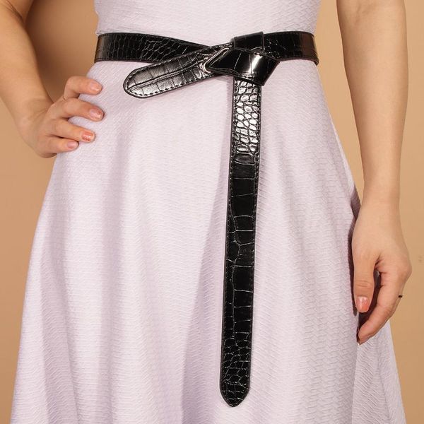 belts long fashion trend waist versatile ladies leather knotted belt women accessories with 2021 autumn, Black;brown 
belts long fashion trend waist versatile ladies leather knotted belt women accessories with 2021 autumn, Black;brown