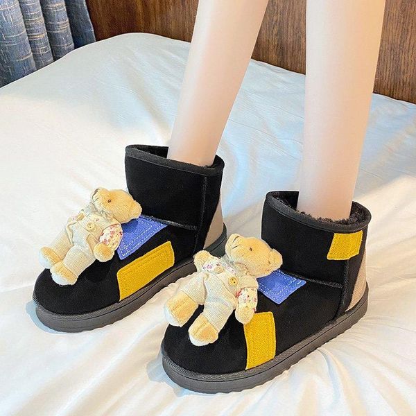 boots winter round toe keep warm snow low-heeled short plush ankle solid color flat women shoes zapatillas mujer 2021, Black
boots winter round toe keep warm snow low-heeled short plush ankle solid color flat women shoes zapatillas mujer 2021, Black