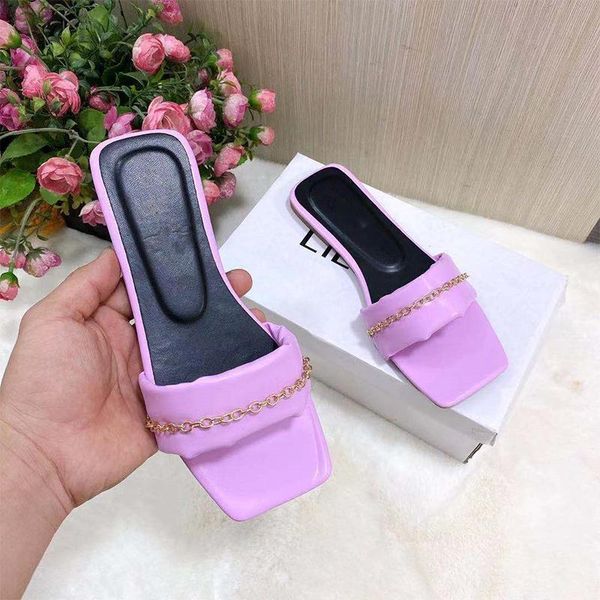 slippers women square toe 2021 summer chain slides woman casual flats female fashion comfort shoes ladies big size footwear, Black
slippers women square toe 2021 summer chain slides woman casual flats female fashion comfort shoes ladies big size footwear, Black
