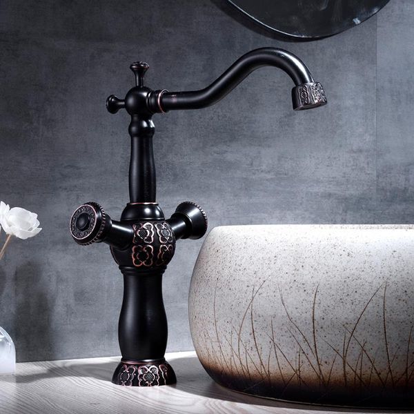 bathroom sink faucets basin brass black antique deck mounted kitchen dual handle vintage carving and cold mixer taps
bathroom sink faucets basin brass black antique deck mounted kitchen dual handle vintage carving and cold mixer taps