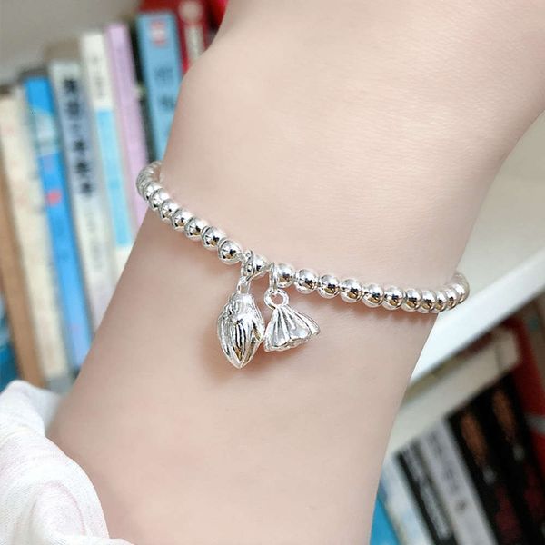 990 full silver week, the same family two world huan bracelet, female korean version ins tiktok live hand string, Black
990 full silver week, the same family two world huan bracelet, female korean version ins tiktok live hand string, Black