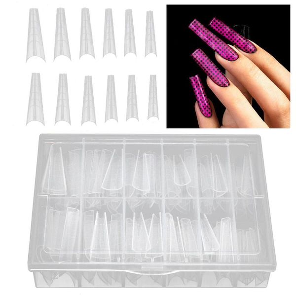 false nails 120pcs long half cover full nail tips home salon fake set manicure tool with box art accessories, Red;gold
false nails 120pcs long half cover full nail tips home salon fake set manicure tool with box art accessories, Red;gold