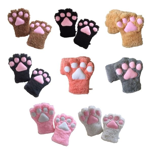 five fingers gloves girls animal anime lolita cosplay mittens winter warm thick fluffy plush cartoon women cute bear cat, Blue;gray
five fingers gloves girls animal anime lolita cosplay mittens winter warm thick fluffy plush cartoon women cute bear cat, Blue;gray