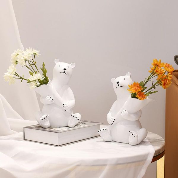 vases cute bear ceramic vase room decoration flower wedding gifts dining table decor with aritcifical vasos
vases cute bear ceramic vase room decoration flower wedding gifts dining table decor with aritcifical vasos