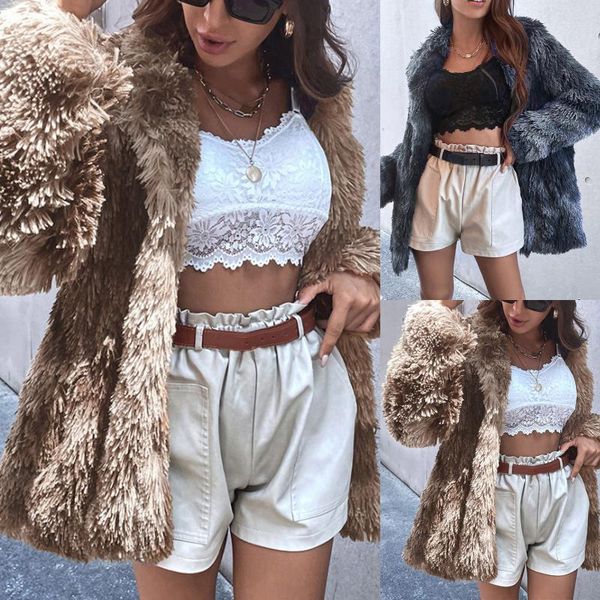 women's jackets solid color plush cardigan long-sleeved trendy double-sided women autumn winter outdoor coat hoodies sweatshirt, Black;brown
women's jackets solid color plush cardigan long-sleeved trendy double-sided women autumn winter outdoor coat hoodies sweatshirt, Black;brown