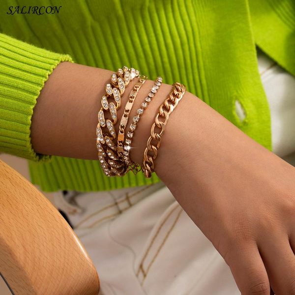 link, chain salircon punk luxury miami cuban bracelet for women girls kpop charm crystal couple bracelets on hand vintage jewelry gift, Black
link, chain salircon punk luxury miami cuban bracelet for women girls kpop charm crystal couple bracelets on hand vintage jewelry gift, Black
