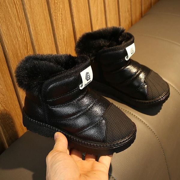 boots winter kids warm shoes casual short children ankle boys girls waterproof plus velvet snow baby wear 1-12y, Black;grey
boots winter kids warm shoes casual short children ankle boys girls waterproof plus velvet snow baby wear 1-12y, Black;grey