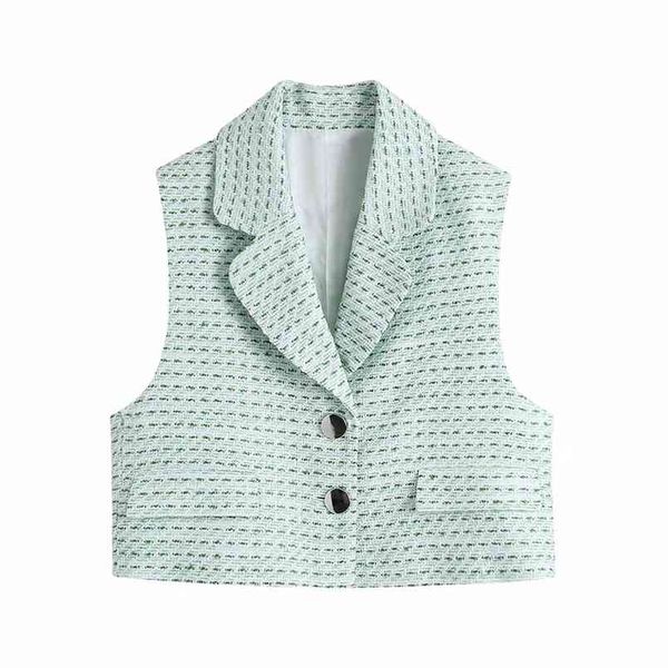 woman summer women's clothing casual fashion suit collar button trim short vest coat 210531, Black;white
woman summer women's clothing casual fashion suit collar button trim short vest coat 210531, Black;white