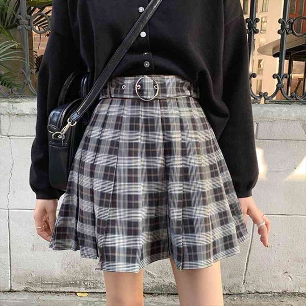 plaid pleated mini skirts harajuku grunge winter autumn women skirts gothic streetwear high waist fashion short skirt, Black
plaid pleated mini skirts harajuku grunge winter autumn women skirts gothic streetwear high waist fashion short skirt, Black