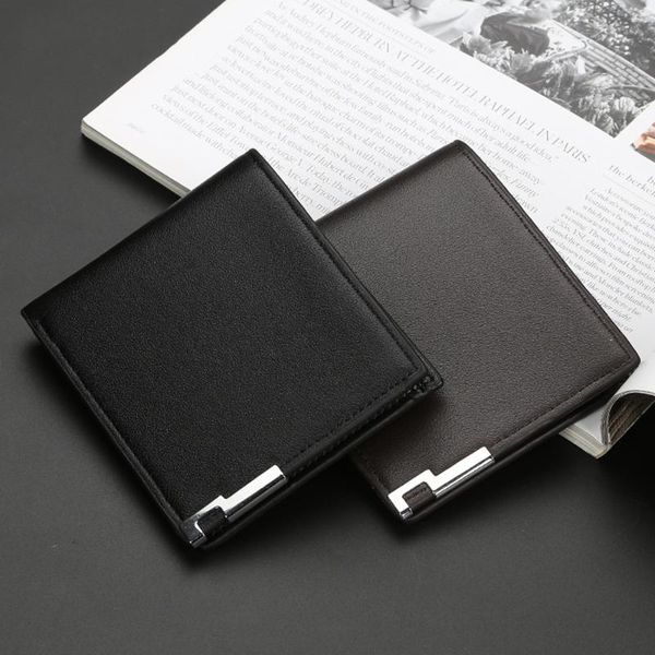 wallets men leather iron side wallet pocket id card holder billfold slim clutch bifold soft purse trend stylish short pu package male gi, Red;black
wallets men leather iron side wallet pocket id card holder billfold slim clutch bifold soft purse trend stylish short pu package male gi, Red;black