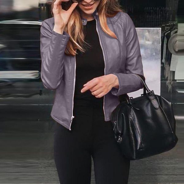 women's jackets bomber jacket women ladies pu leather lapel motor coat zip biker short punk style chaqueta, Black;brown
women's jackets bomber jacket women ladies pu leather lapel motor coat zip biker short punk style chaqueta, Black;brown