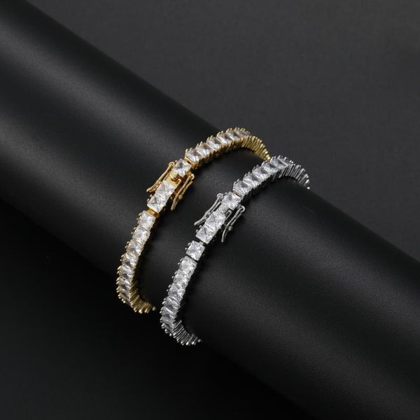 link, chain 4mm bling iced out fashion 7inch 8inch brass bracelet men's cz jewelry bb024, Black
link, chain 4mm bling iced out fashion 7inch 8inch brass bracelet men's cz jewelry bb024, Black