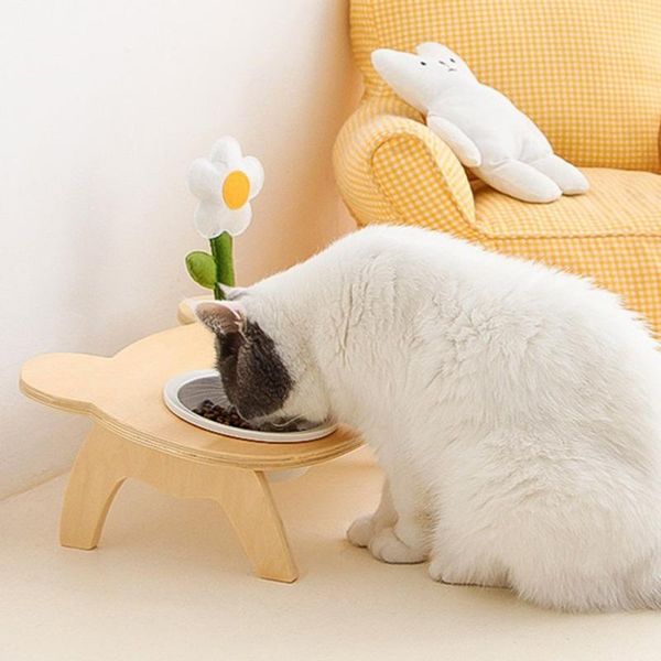 cat bowls & feeders wooden food bowl tilt 10°pet holder dog convenient home kitchen accessories party room decoration
cat bowls & feeders wooden food bowl tilt 10°pet holder dog convenient home kitchen accessories party room decoration