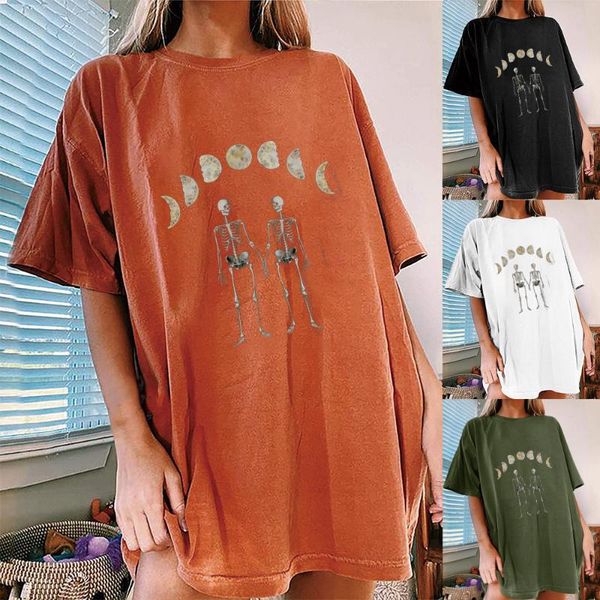 women's t-shirt women tshirt o-neck half sleeve retro femme drop shoulder casual tee shirt for summer, White
women's t-shirt women tshirt o-neck half sleeve retro femme drop shoulder casual tee shirt for summer, White