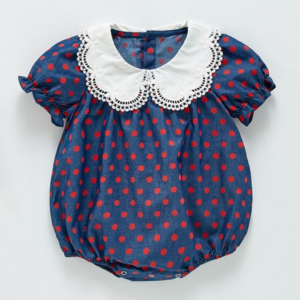 rompers elegant princess girls romper summer polka dot short puff sleeve infant baby bodysuit for toddler clothing set children, Blue
rompers elegant princess girls romper summer polka dot short puff sleeve infant baby bodysuit for toddler clothing set children, Blue