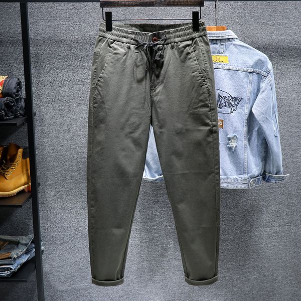 2021 new arrival natural cotton elastic youth capris overalls with drawstring and lace up casual pants for men trouser 0467 wdon, Black
2021 new arrival natural cotton elastic youth capris overalls with drawstring and lace up casual pants for men trouser 0467 wdon, Black