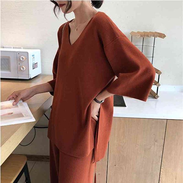 women's suits & blazers knitted sweater, women's two-piece set, v-neck long sleeve coat, long pants set, White;black
women's suits & blazers knitted sweater, women's two-piece set, v-neck long sleeve coat, long pants set, White;black
