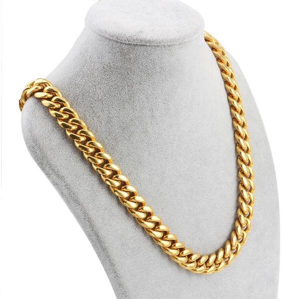 chains oumi 6 to 14 mm stainless steel necklace for men's women choker jewelry curb cuban link chain gold necklaces personnalisable, Silver
chains oumi 6 to 14 mm stainless steel necklace for men's women choker jewelry curb cuban link chain gold necklaces personnalisable, Silver