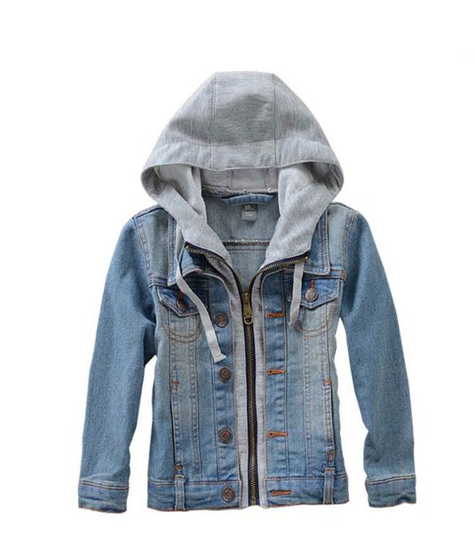 denim childrens' jacket autumn hooded outerwear for boys and girls children clothing cotton kids clothes coat, Blue;gray
denim childrens' jacket autumn hooded outerwear for boys and girls children clothing cotton kids clothes coat, Blue;gray