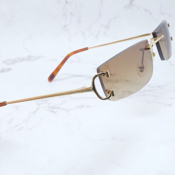 new small 2021 sunglasses men rimless metal big wire c sun glasses summer shades eyewear women accessories luxury sunglass 1coq j47k, White;black
new small 2021 sunglasses men rimless metal big wire c sun glasses summer shades eyewear women accessories luxury sunglass 1coq j47k, White;black