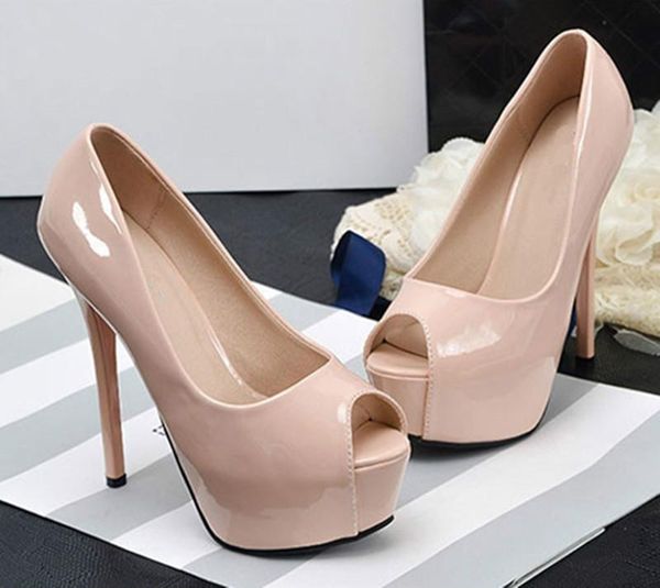 dress shoes women summer pumps pu leather platform peep toe slip-on 14cm thin heels shallow solid club lady party female, Black
dress shoes women summer pumps pu leather platform peep toe slip-on 14cm thin heels shallow solid club lady party female, Black