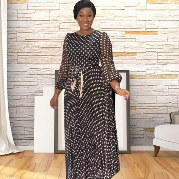 ethnic clothing polka dot dresses women long puff sleeve african maxi dress muslim fashion evening gowns with sashes, Red
ethnic clothing polka dot dresses women long puff sleeve african maxi dress muslim fashion evening gowns with sashes, Red